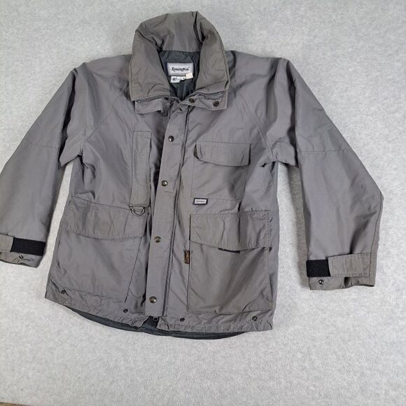Vintage Remington Parka Jacket Mens M Full Zip nButton Up Hunting USA - Picture 2 of 16